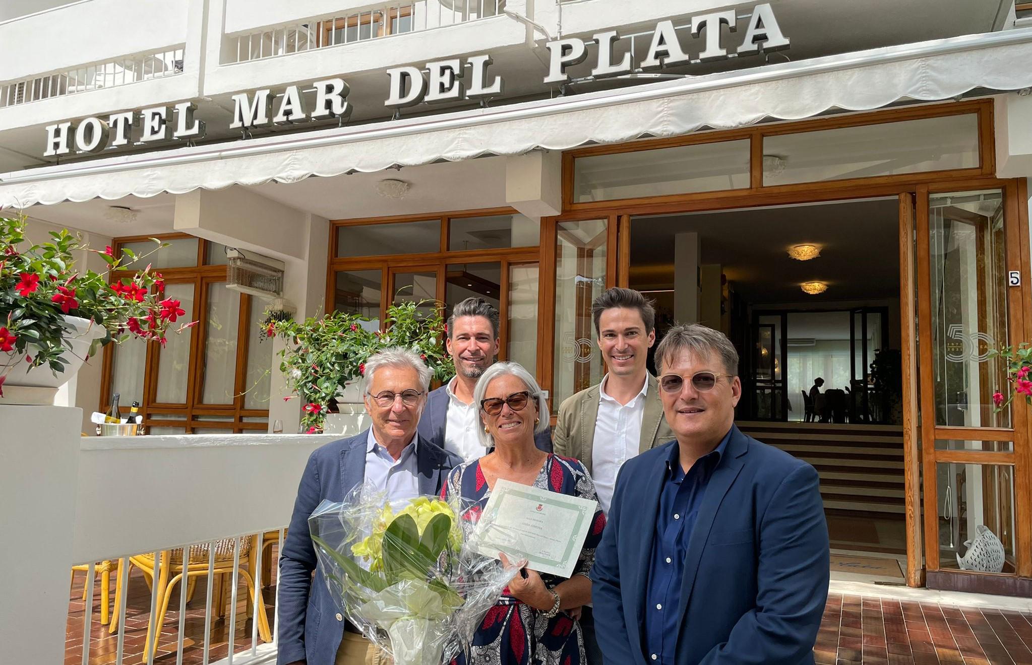 Grado, cinquanta candeline per l'hotel Mar del Plata in Pineta